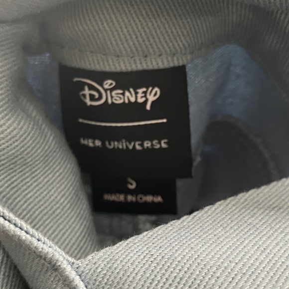 NWT Disney x Her Universe Winnie the Pooh Blue Yellow Overalls Jumpsuit S - Picture 7 of 8